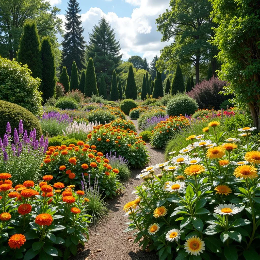 Colorful Flower Garden Design