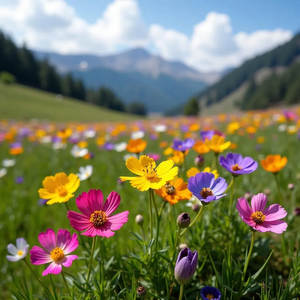 Wildflowers in Colorado during Spring