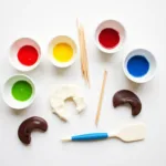 Essential tools for coloring modeling chocolate