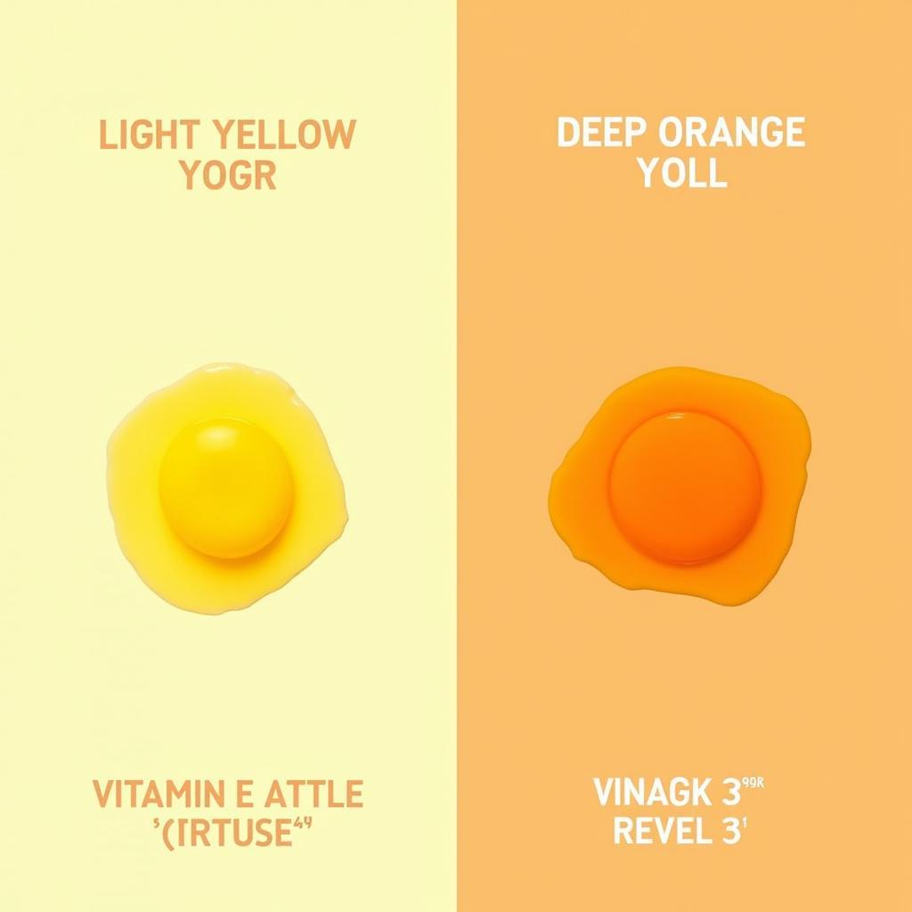 Comparing Light and Dark Yolks