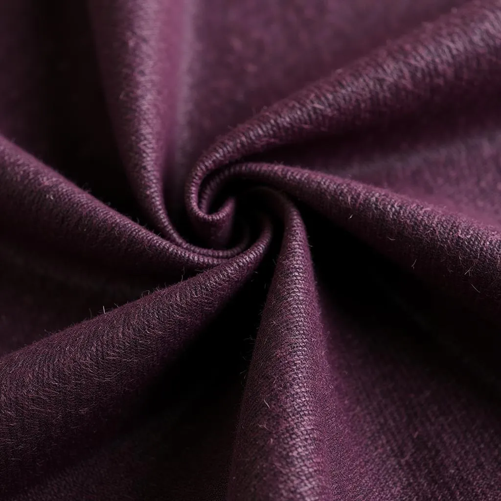 Close-up view of dark heather fabric texture