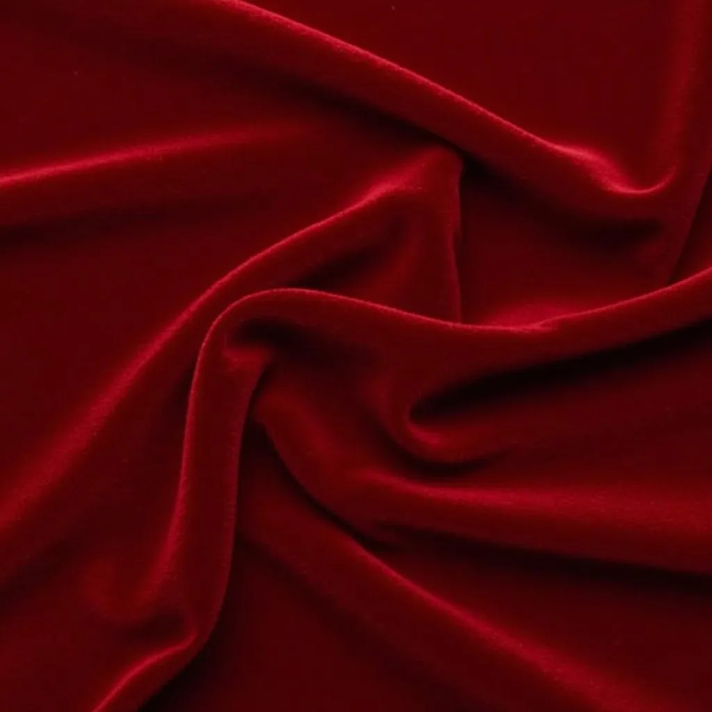 Deep red fabric symbolizing Scorpio's intensity