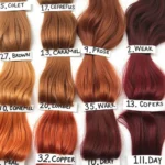 Demi-Permanent Hair Color Swatches