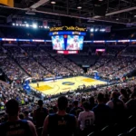 Denver Nuggets fans at Ball Arena