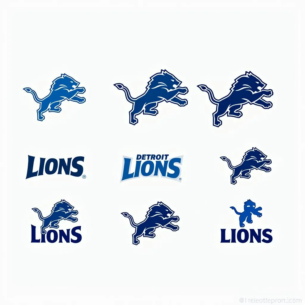 Detroit Lions Logo History