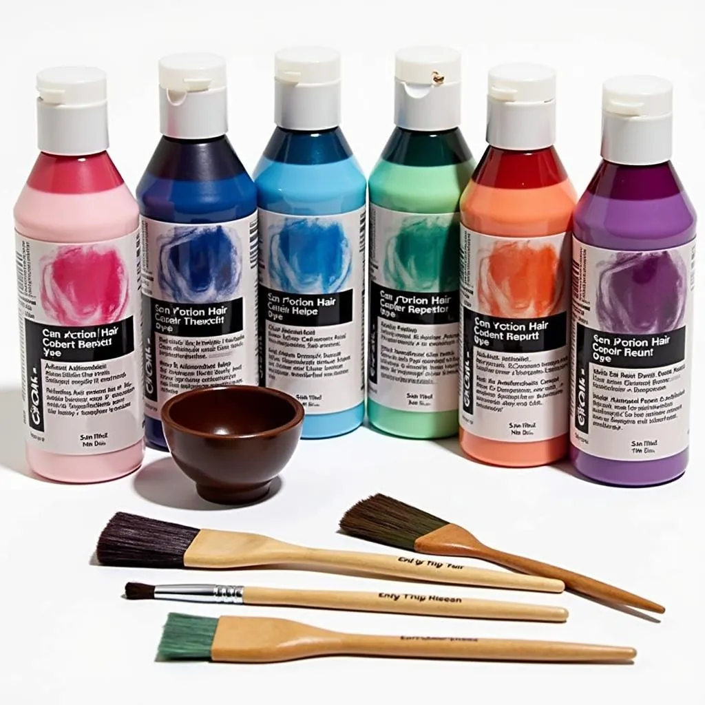 Hair Dye and Application Tools