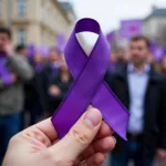 Purple Ribbon for Domestic Violence Awareness