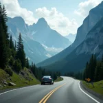 Scenic Drive through the Colorado Mountains