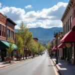 Downtown Durango, Colorado, a walkable city with charming buildings