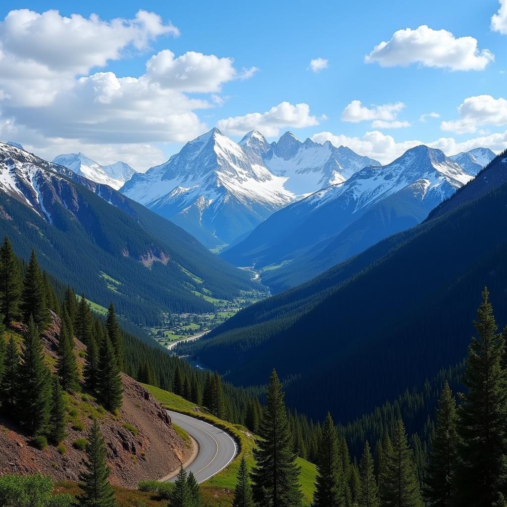 Panoramic Mountain Views Between Durango and Denver