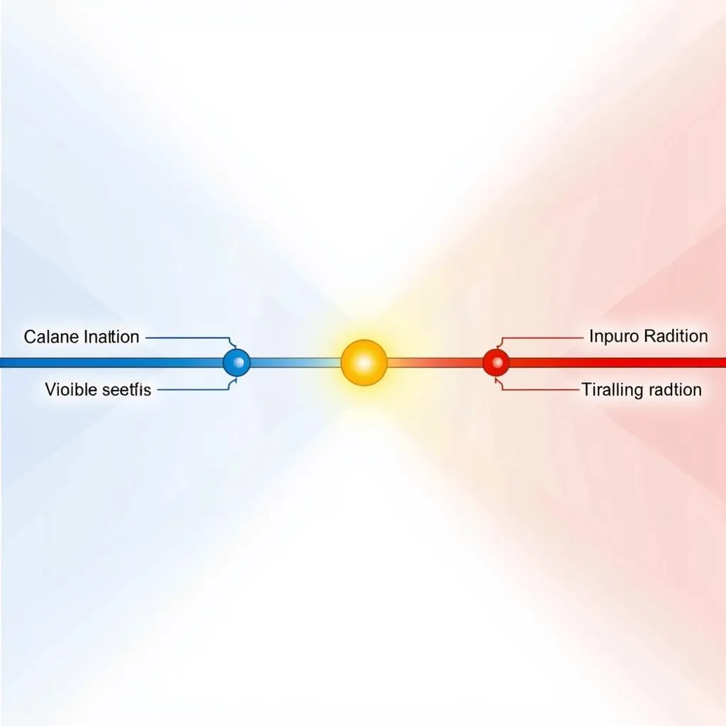 Electromagnetic Spectrum with Visible Light Highlighted