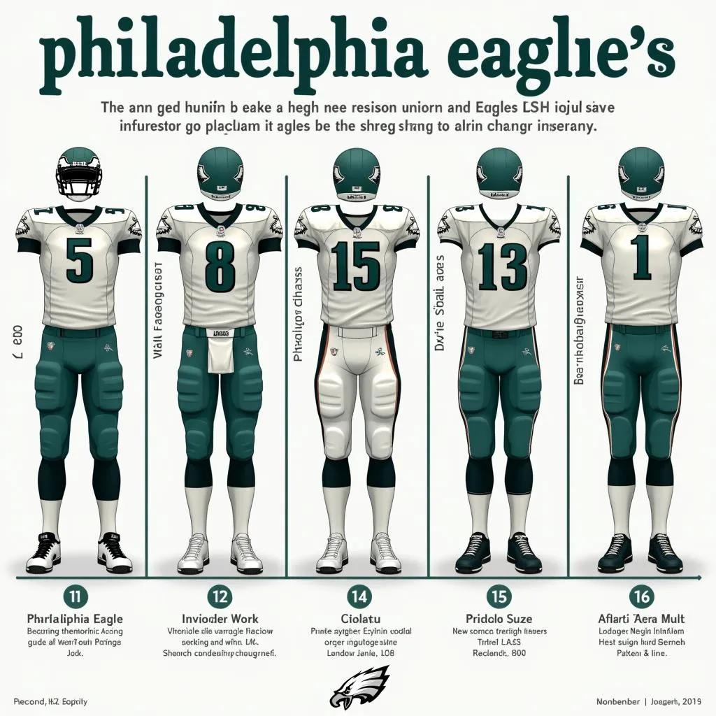 Evolution of Philadelphia Eagles Uniforms