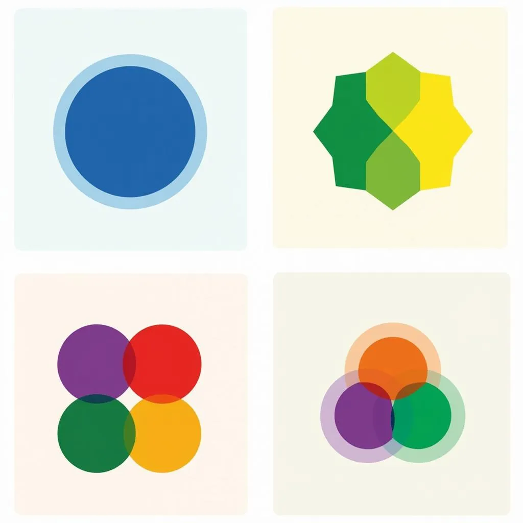 Visual representations of color schemes