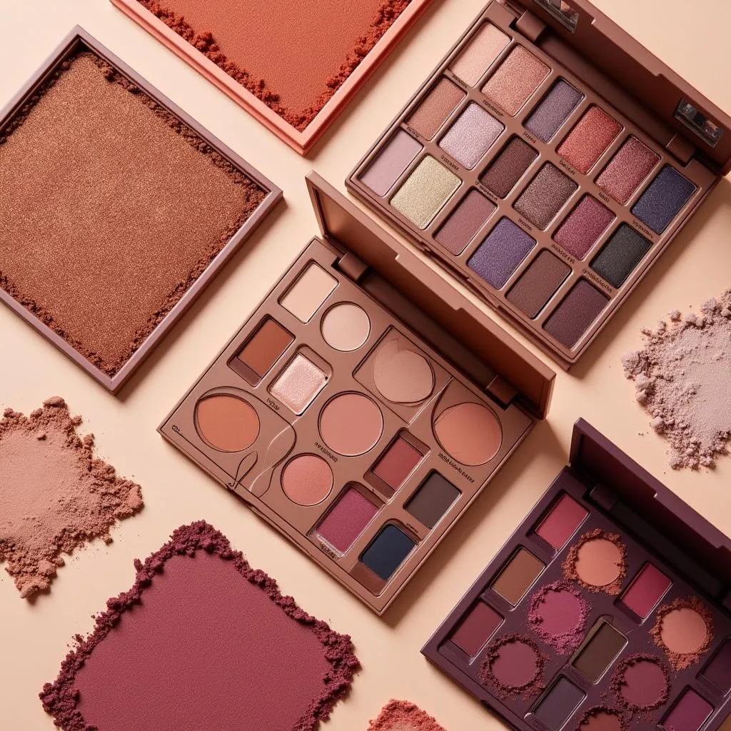 Eyeshadow Palettes with Warm and Cool Tones