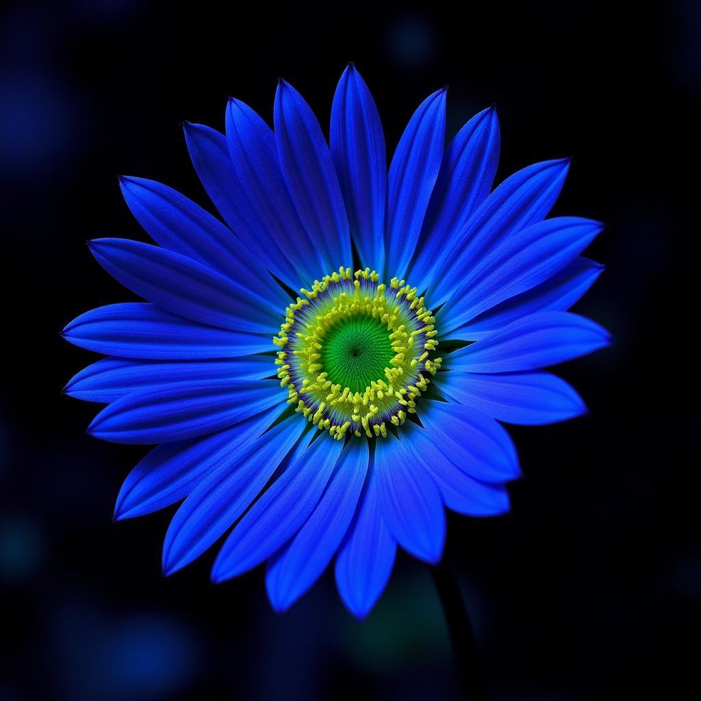 Flower with UV Patterns