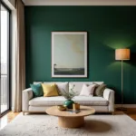 Forest Green Living Room