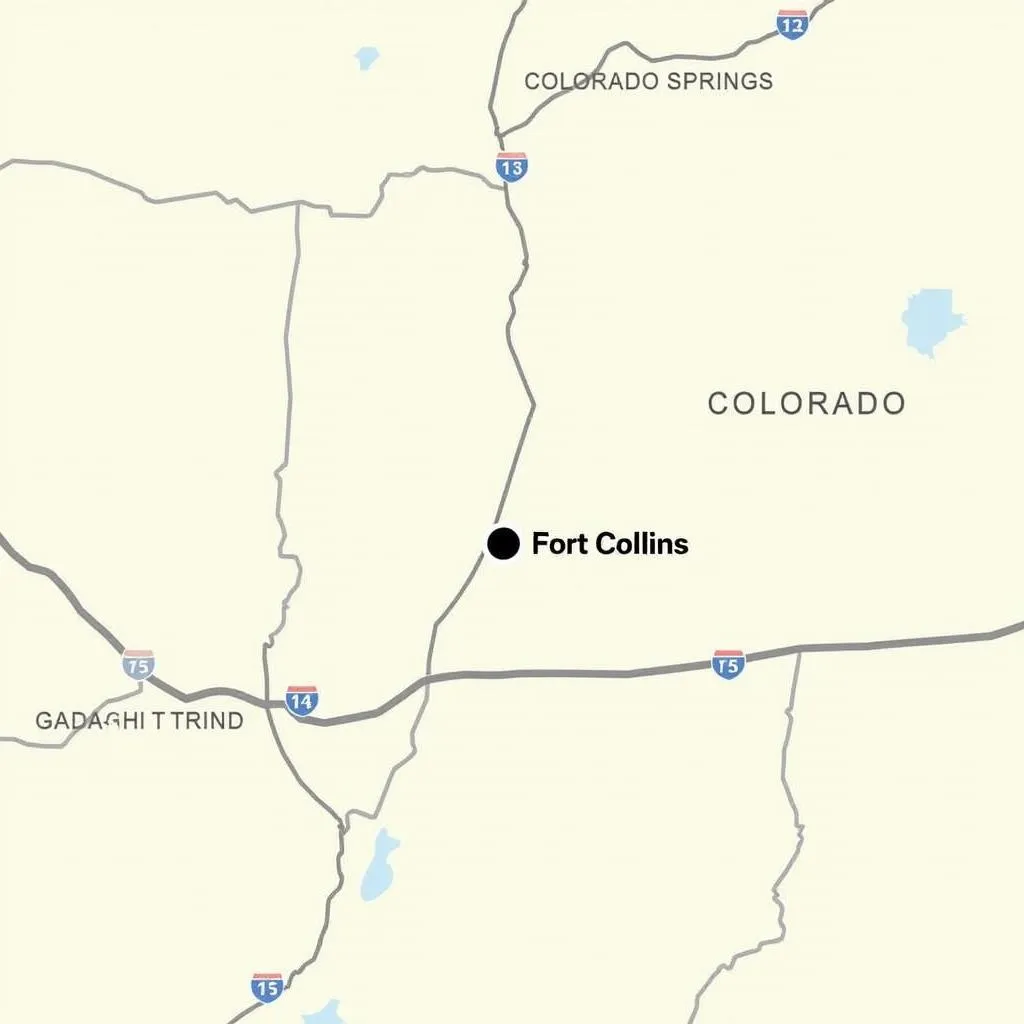 Fort Collins to Colorado Springs Distance