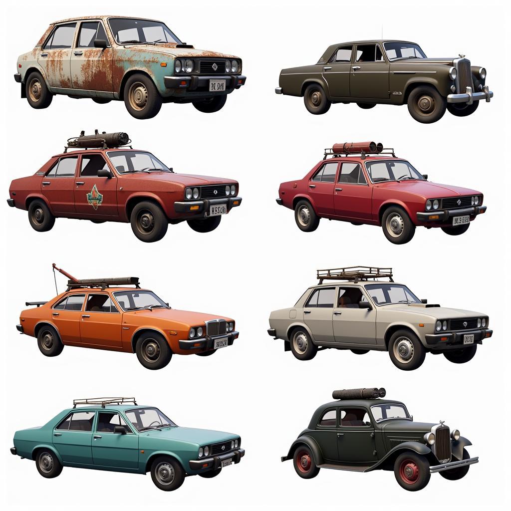 Fortnite Car Color Variations