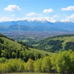 Scenic landscape of Franktown, Colorado