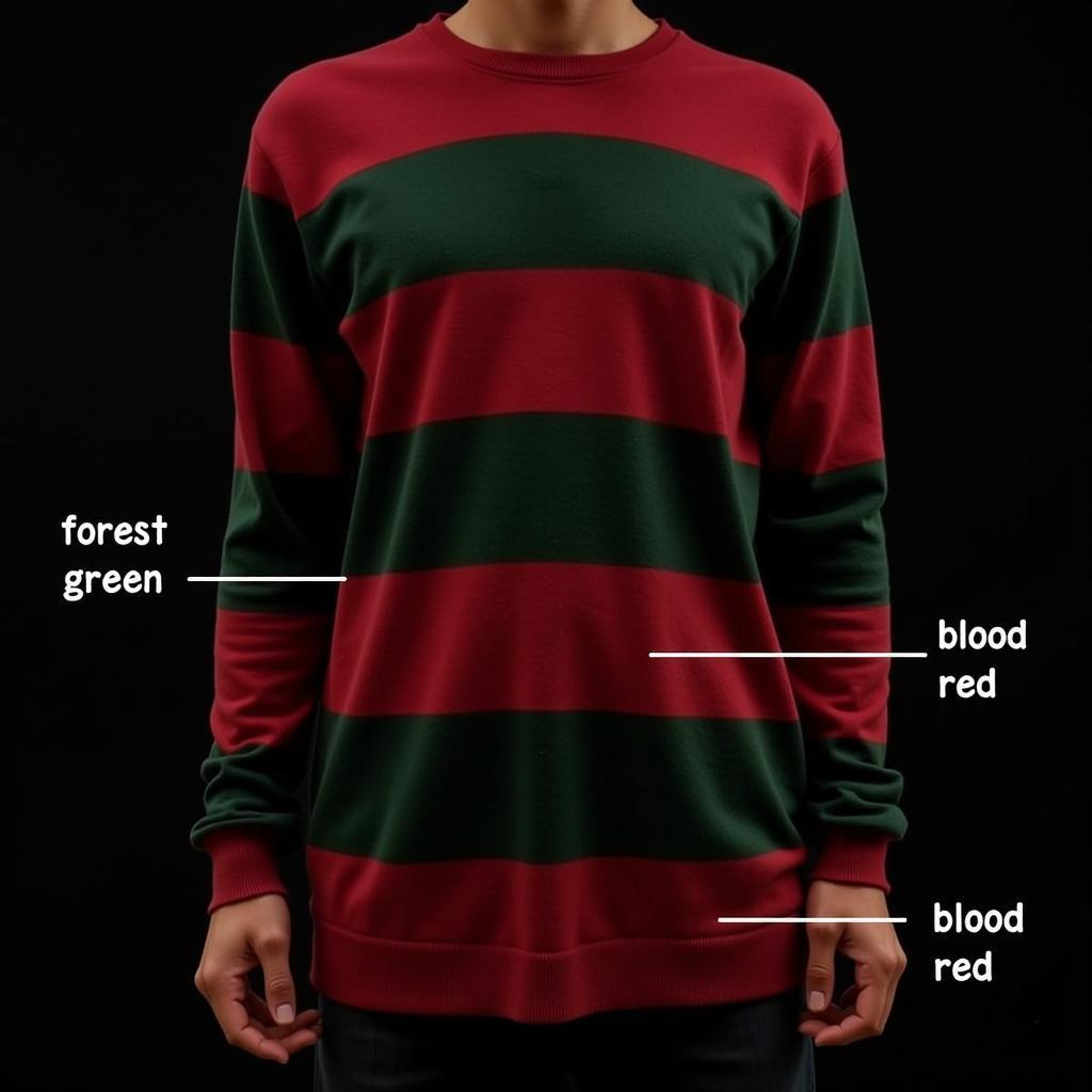 Freddy Krueger's Sweater Color Analysis