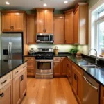 French Oak Kitchen Cabinets