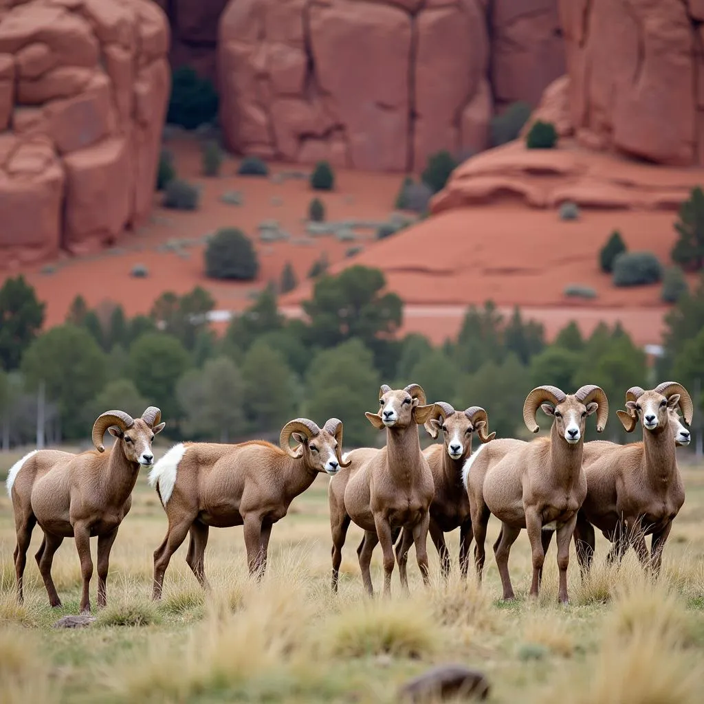 Bighorn Sheep at Garden of the Gods