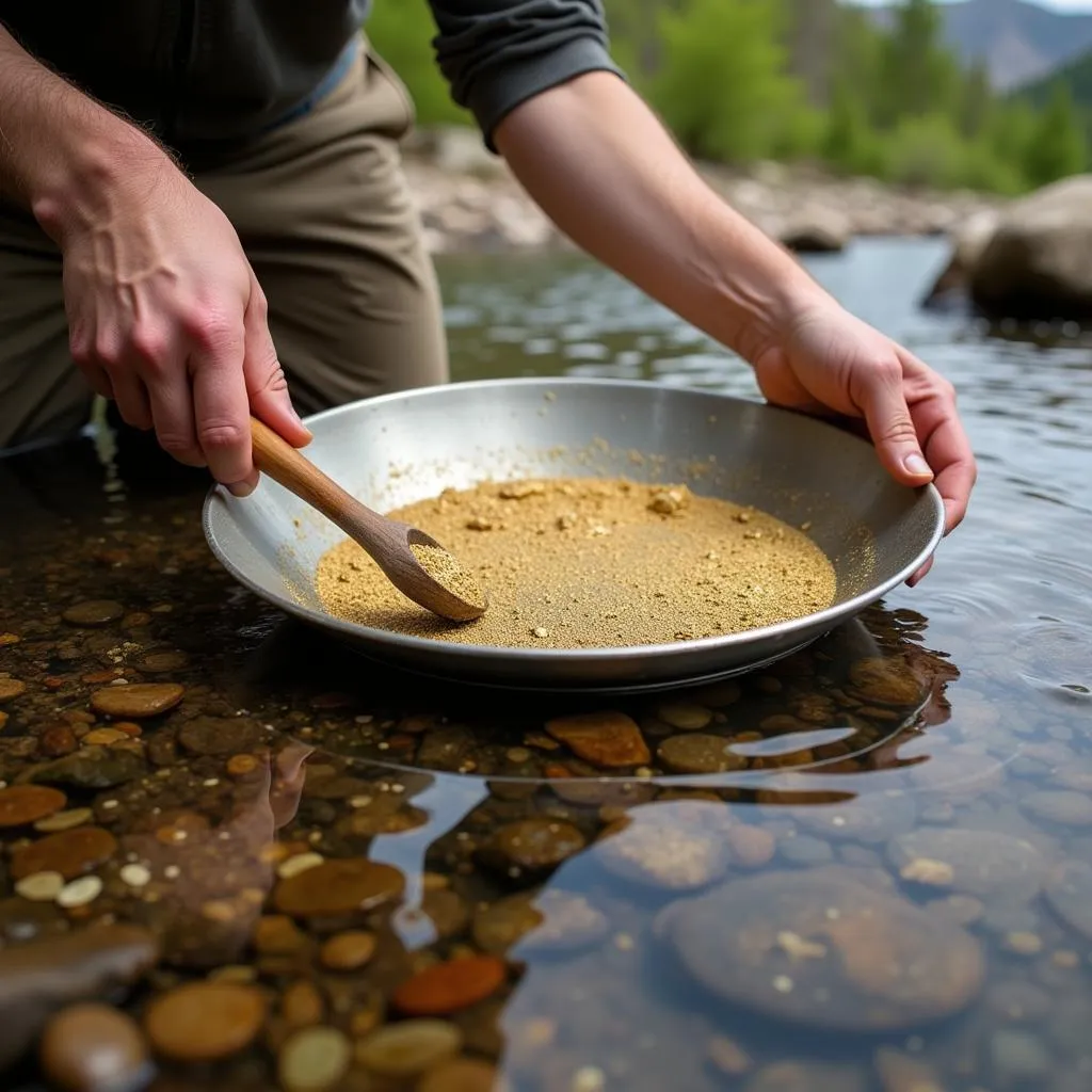 Gold Panning in Colorado