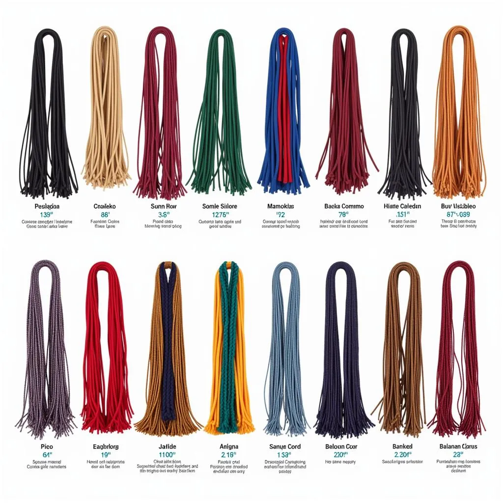 Graduation Cord Colors