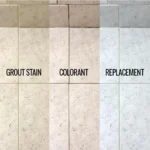 Comparing Grout Color Options