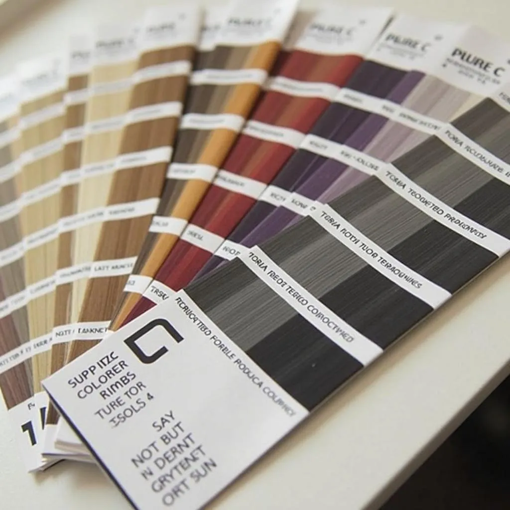 Hair Color Swatches