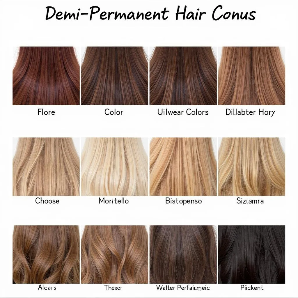 Hair Color Swatches