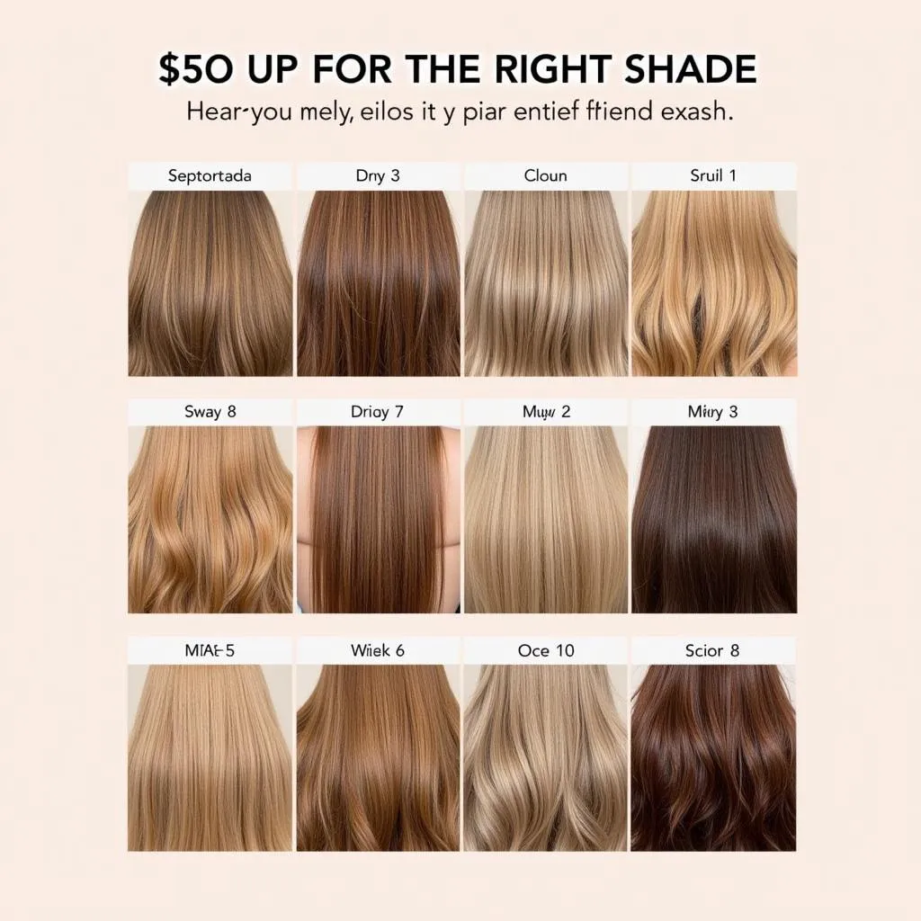 Hair Color Swatches