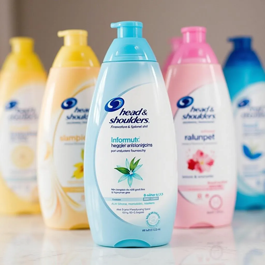 Head and Shoulders Shampoo Bottles