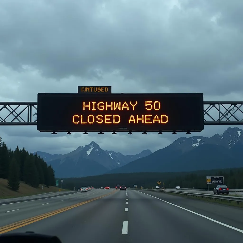 Highway 50 Closure in Colorado