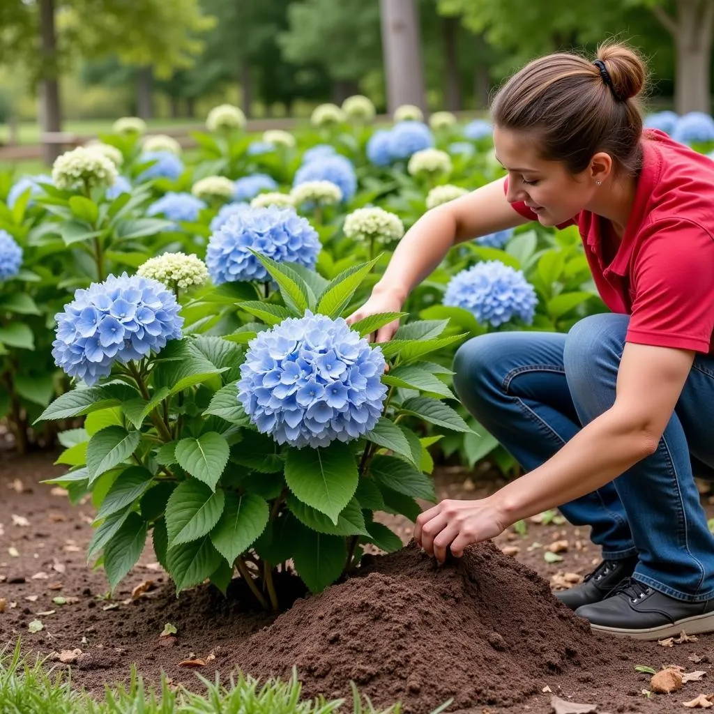 Caring for hydrangeas in a Colorado garden