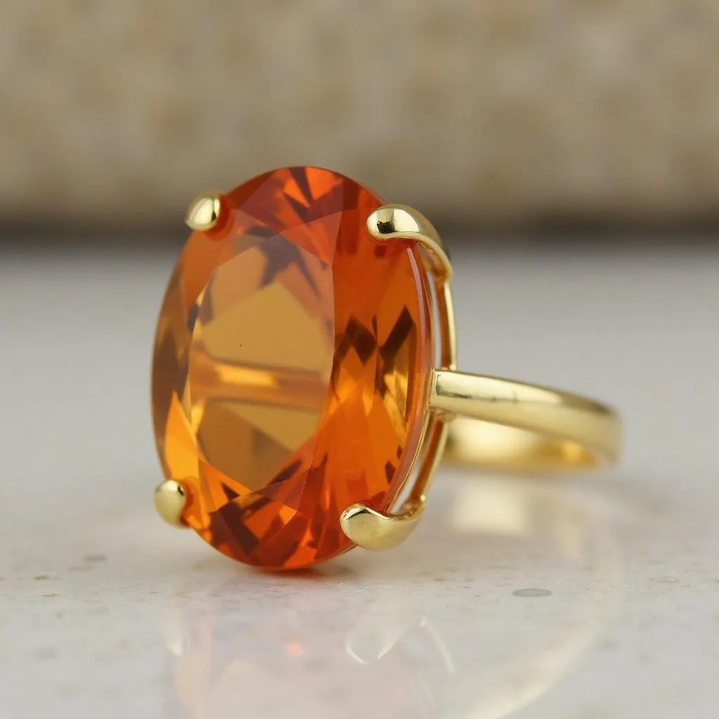 Imperial Topaz Ring