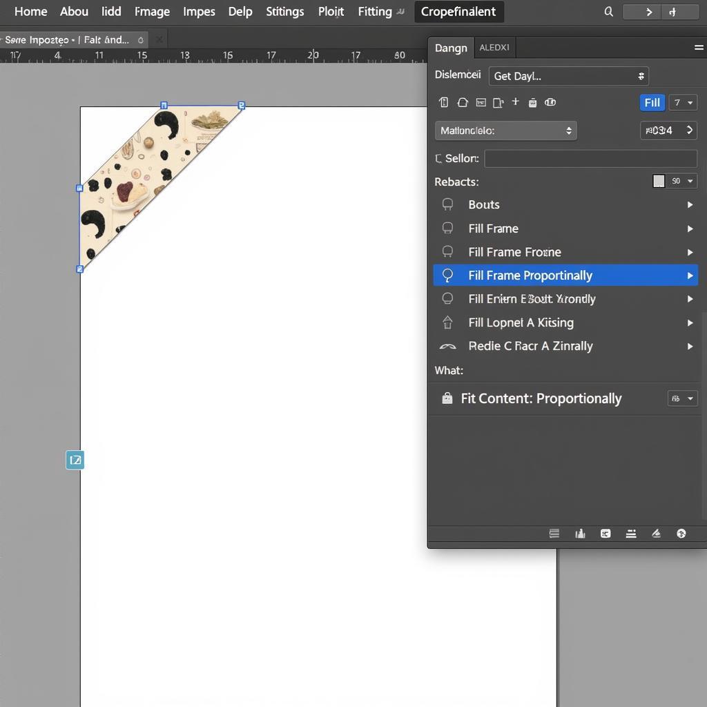 Applying a Background Image in InDesign