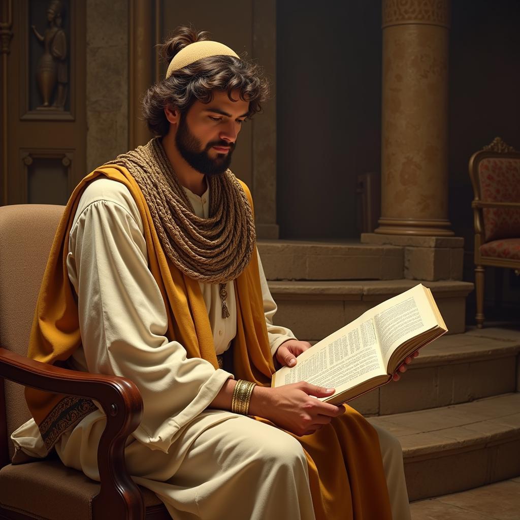 Joseph Interpreting Dreams in Egypt