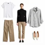 Khaki Pants with Neutral Colors