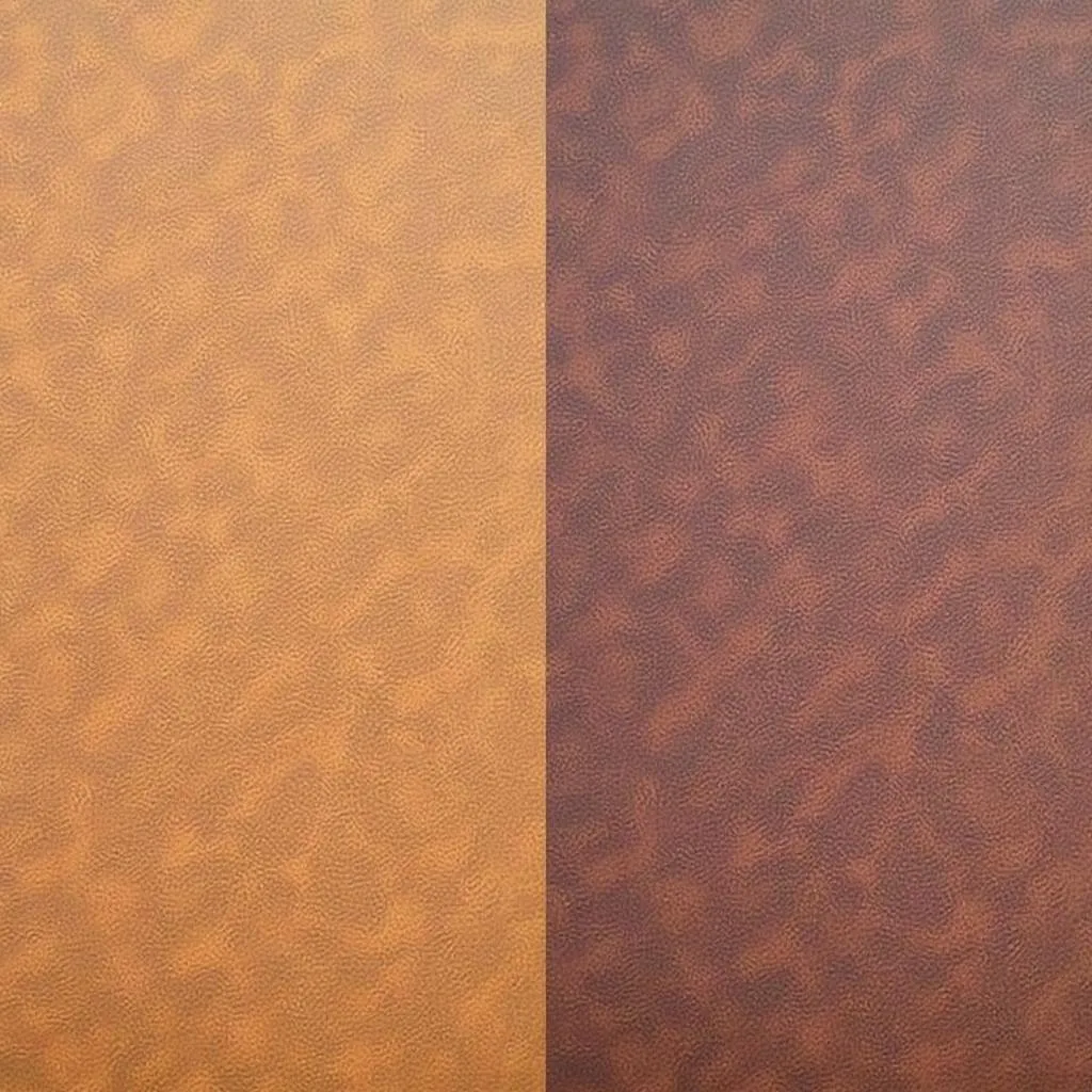 Leather Staining Comparison