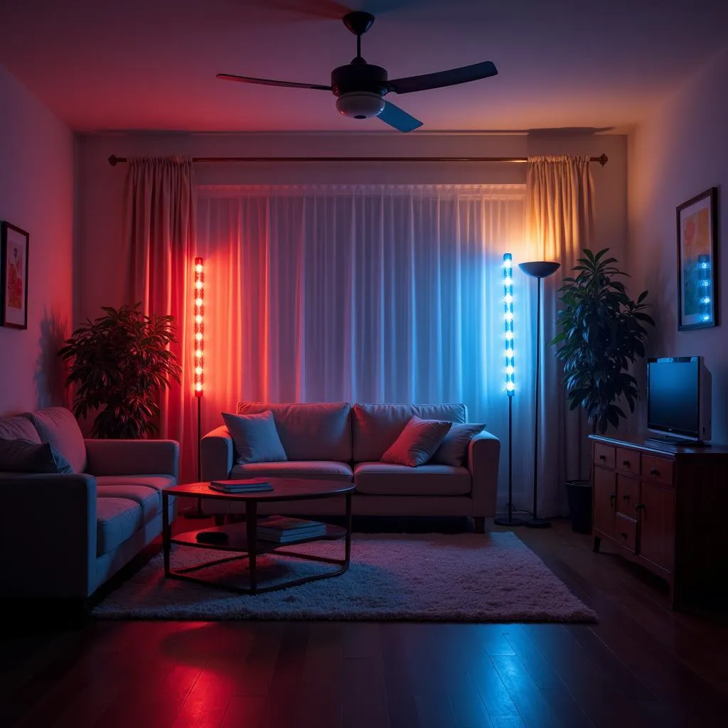 LED Lights Changing Colors