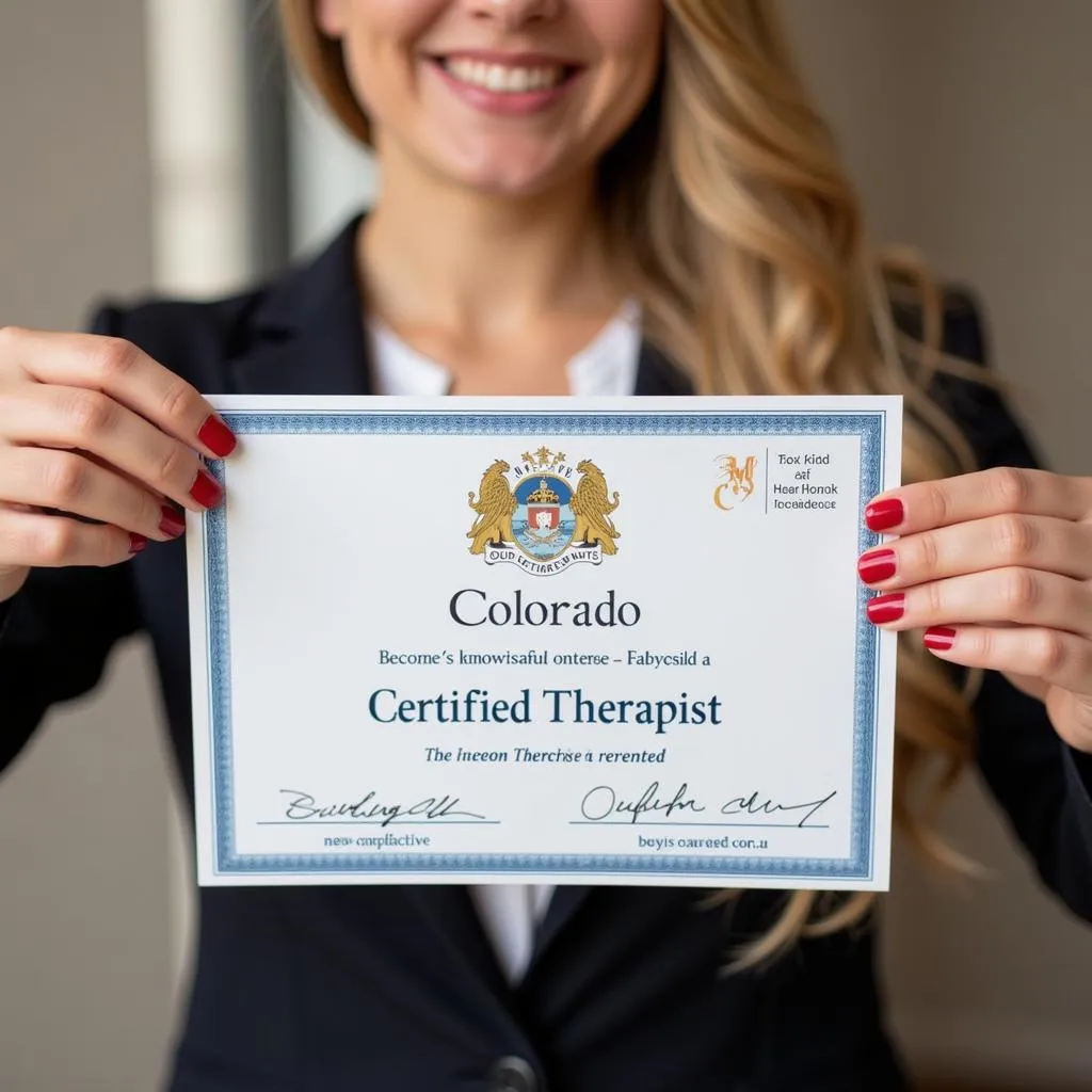 Licensed Therapist in Colorado