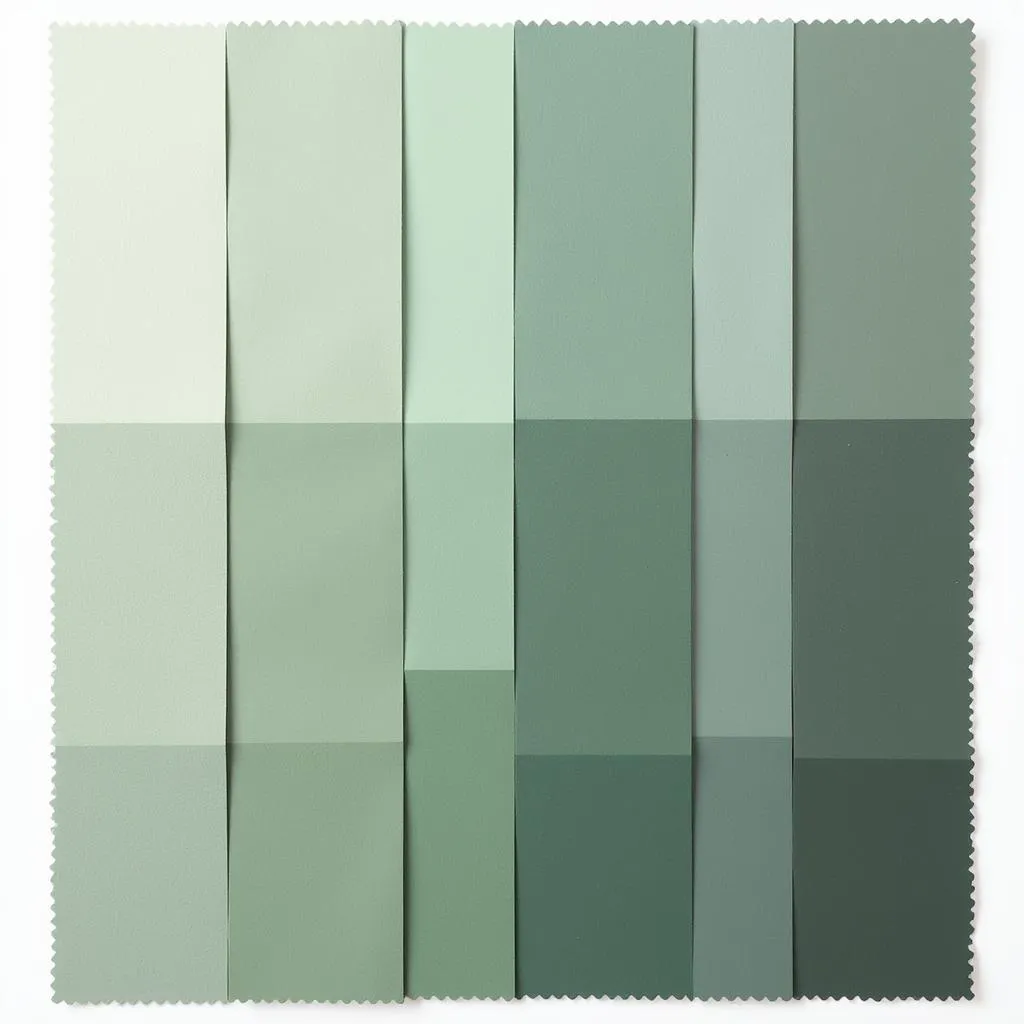 Loden color palette with various shades and tones