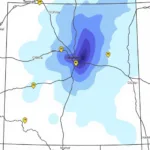 Longmont Colorado Snowfall Map