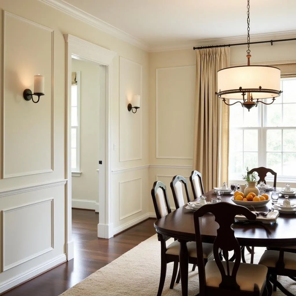 Magnolia dining room elegant and inviting