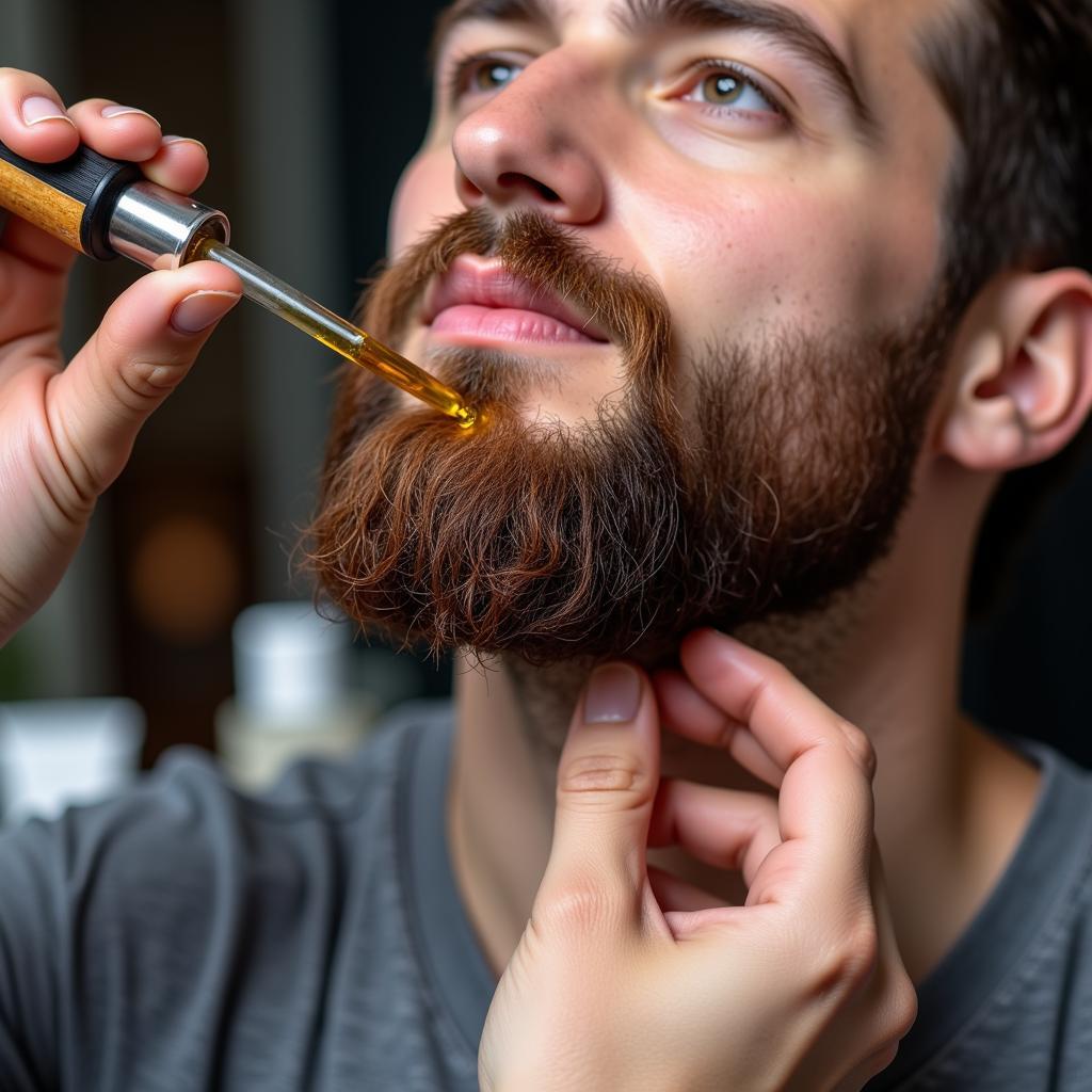 Maintaining Colored Beard Hair