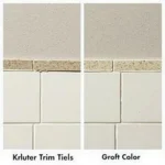 Matching Schluter trim to tile and grout