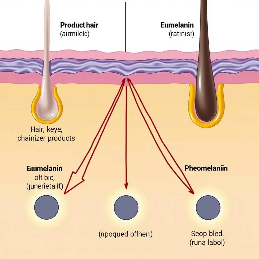 Melanin Production in Hair Follicles