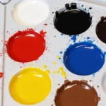 Acrylic paints for skin tones