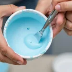 Mixing Blue and White Paint